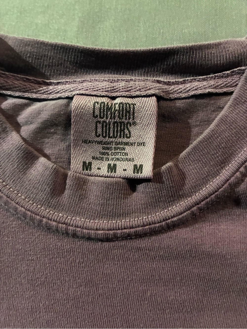 Comfort Colors Purple Crewneck T‑Shirt - Picture 3 of 3